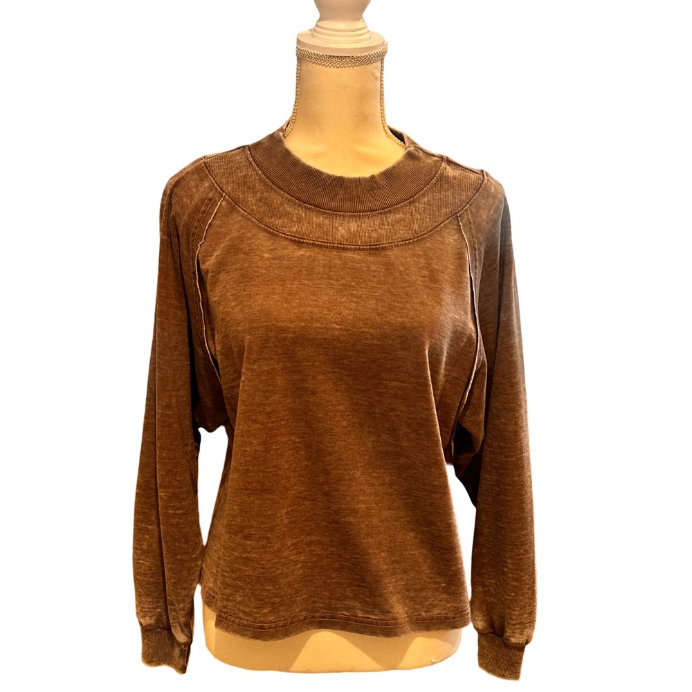Brand new Wearables Sweatshirt in pecan color.